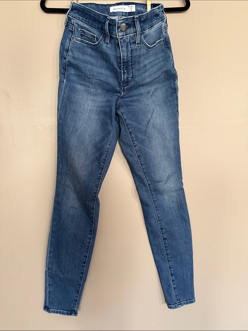 Athleta High-Rise Slim Jeans - Medium Blue Wash